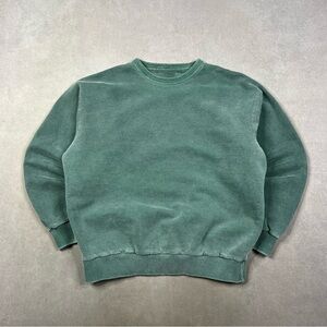 Vintage Blank Crewneck Sweater 100% Cotton